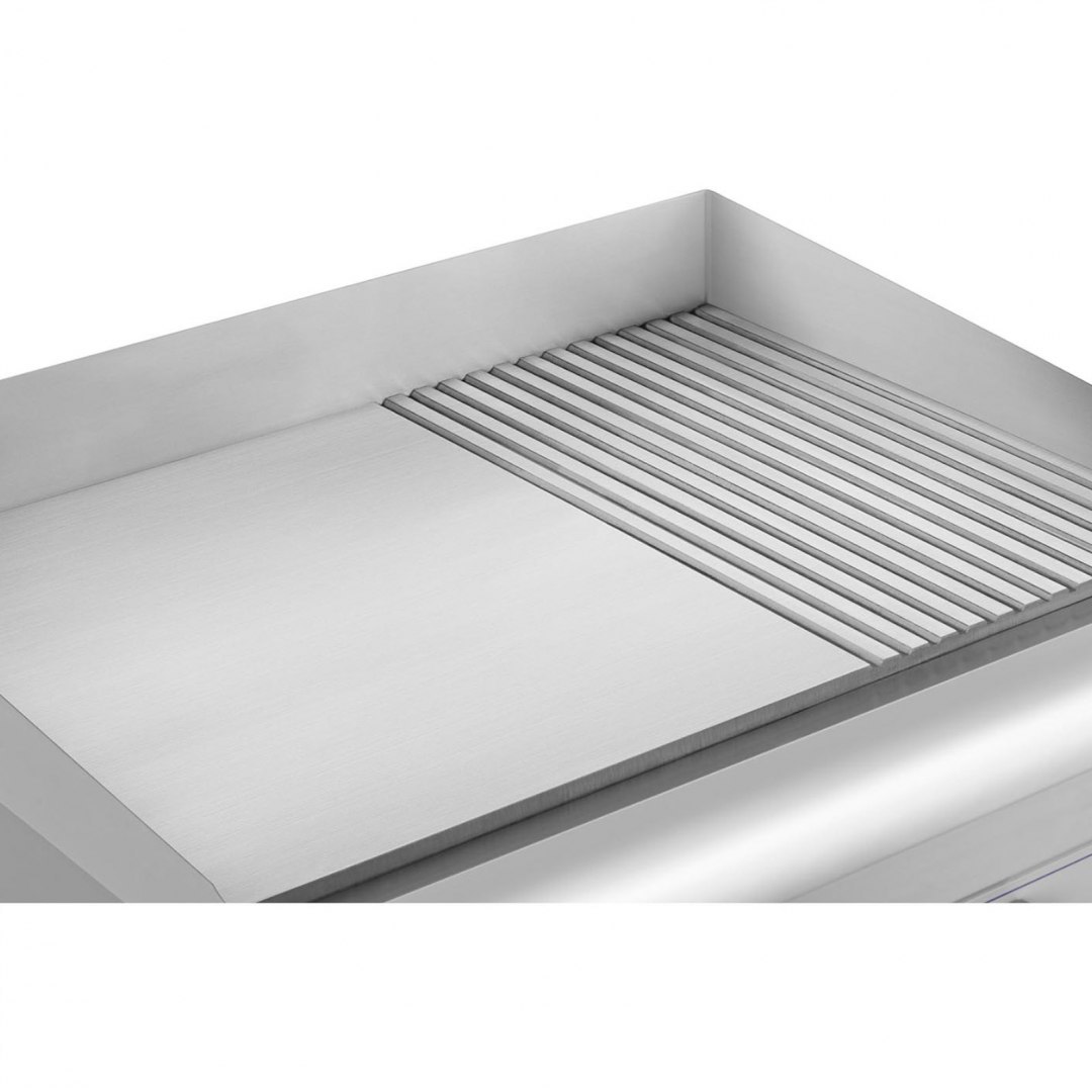 Grill płyta grillowa podwójna gładka ryflowana z szufladą na tłuszcz 230 V 2x 3200 W Royal Catering Grill płyta grillowa podwójna gładka ryflowana z szufladą na tłuszcz 230 V 2x 3200 W Royal Catering