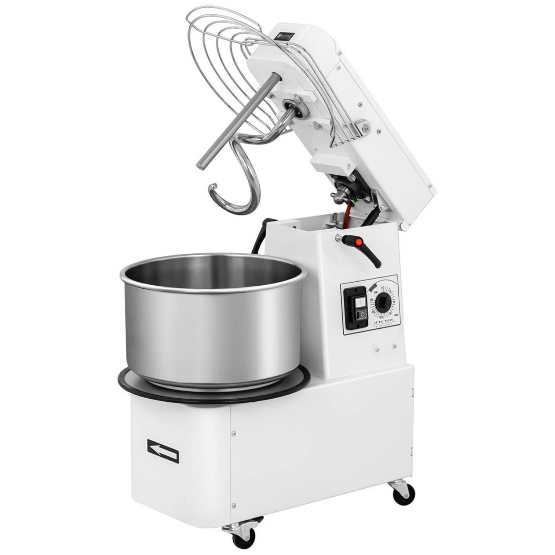 Miesiarka spiralna mikser spiralny do ciasta z wyjmowaną dzieżą 22 l 56 kg/h 750 W ITALY Royal Catering Miesiarka spiralna mikser spiralny do ciasta z wyjmowaną dzieżą 22 l 56 kg/h 750 W ITALY Royal Catering
