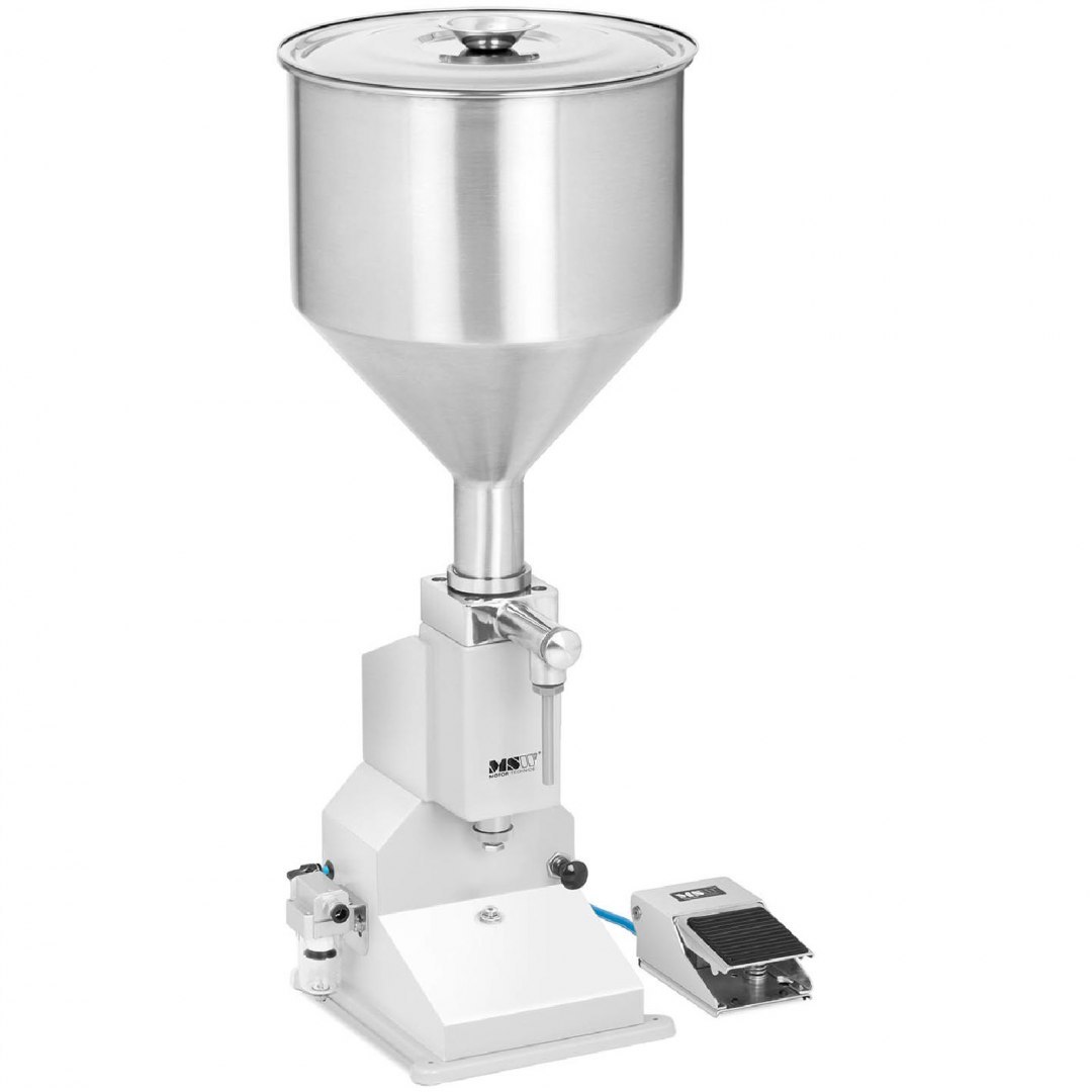 Nalewarka maszyna do nalewania płynów pneumatyczna 5-50 ml 10.6 l MSW Nalewarka maszyna do nalewania płynów pneumatyczna 5-50 ml 10.6 l MSW
