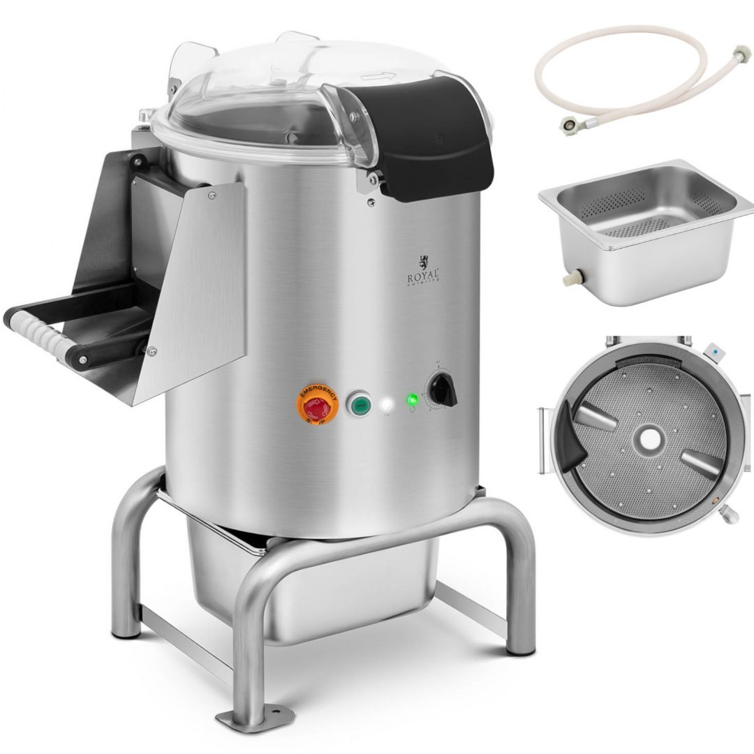 Obieraczka do ziemniaków i warzyw elektryczna 12 l + Timer Royal Catering Obieraczka do ziemniaków i warzyw elektryczna 12 l + Timer Royal Catering