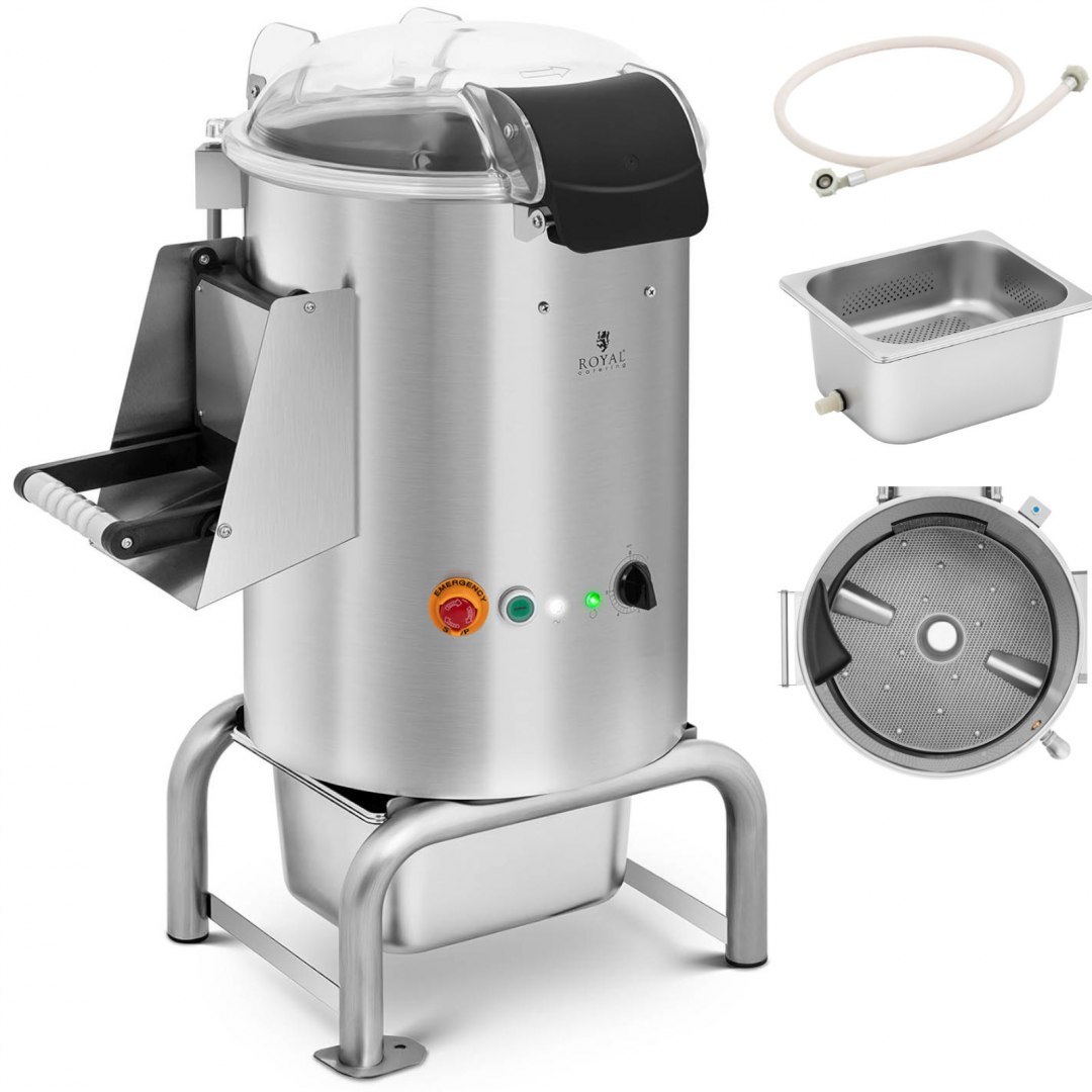 Obieraczka do ziemniaków i warzyw elektryczna 22 l + Timer Royal Catering Obieraczka do ziemniaków i warzyw elektryczna 22 l + Timer Royal Catering