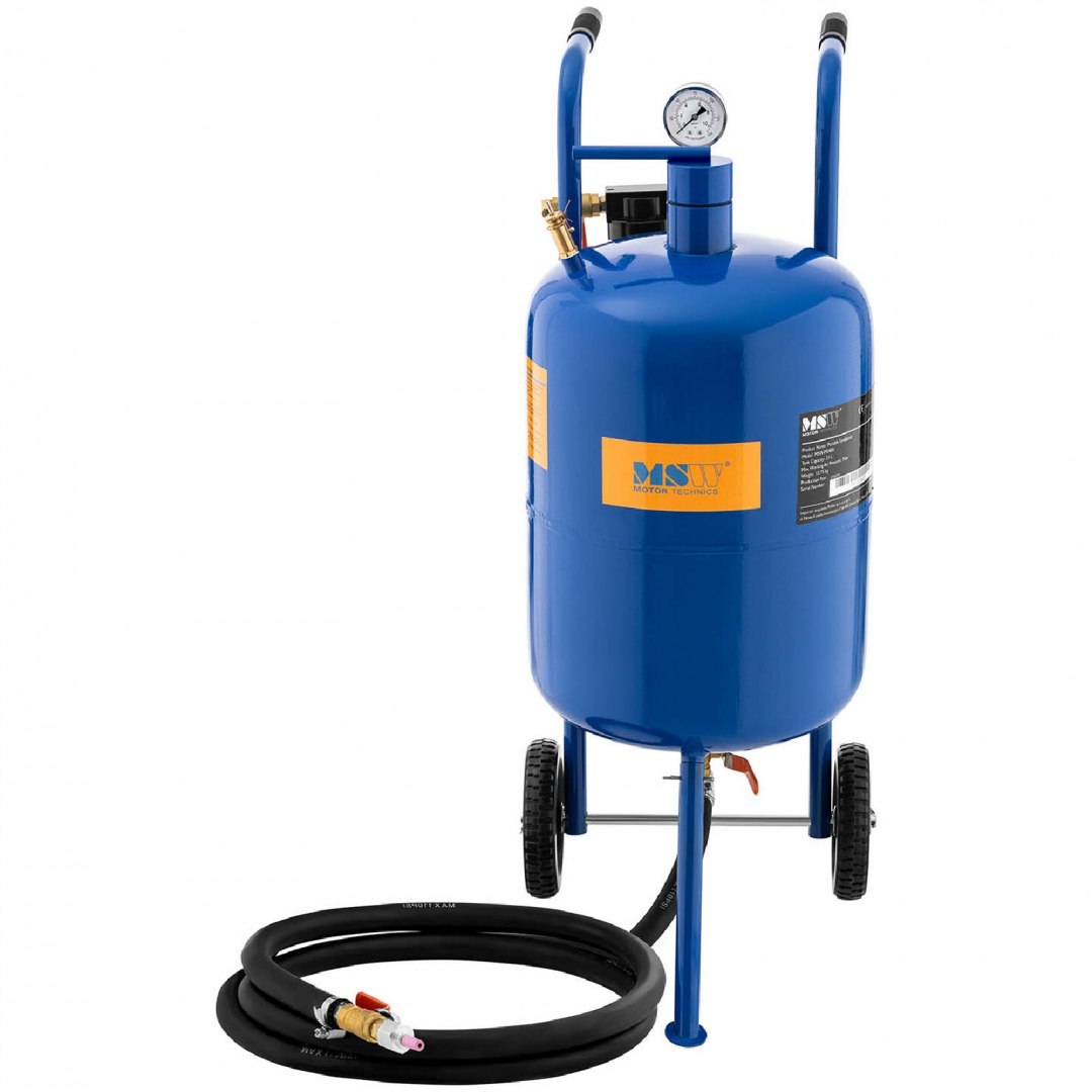 Piaskarka syfonowa mobilna z regulacją ciśnienia 60-125 psi 40 l MSW Piaskarka syfonowa mobilna z regulacją ciśnienia 60-125 psi 40 l MSW