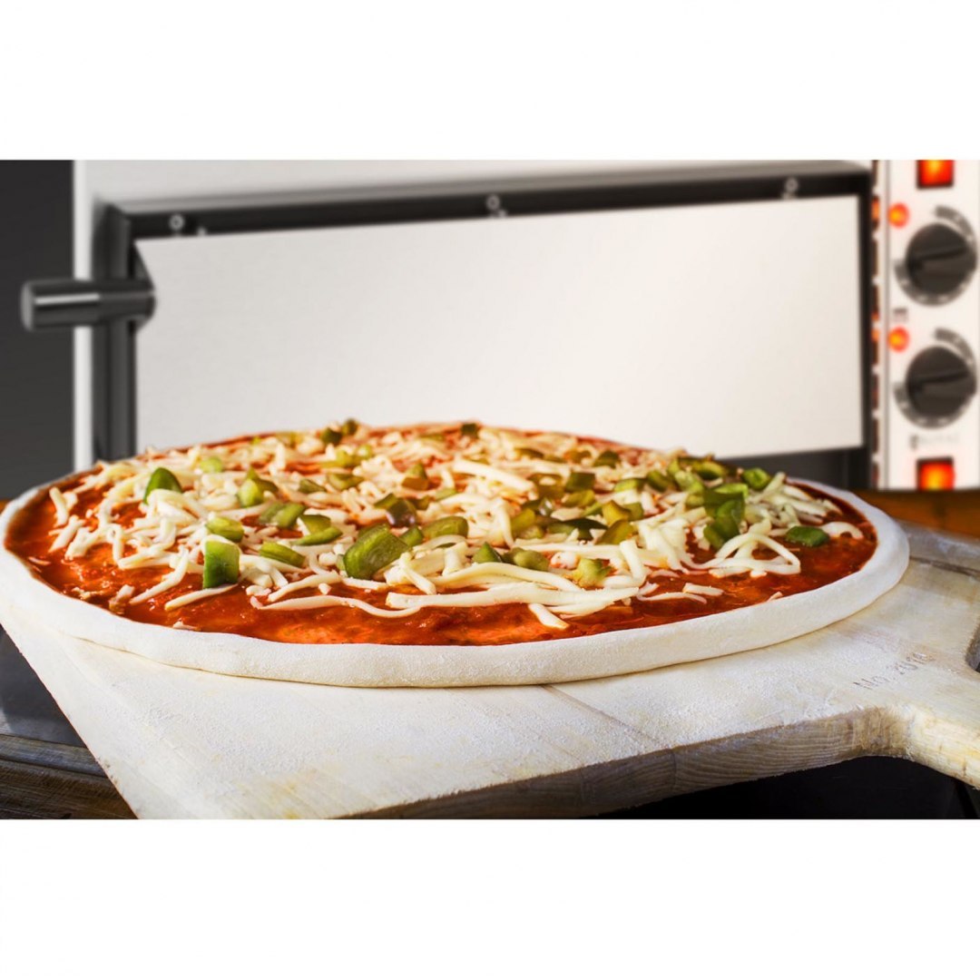 Piec do pizzy elektryczny podwójny 2 pizze śr. 32 cm 230 V 3200 W ITALY Royal Catering Piec do pizzy elektryczny podwójny 2 pizze śr. 32 cm 230 V 3200 W ITALY Royal Catering