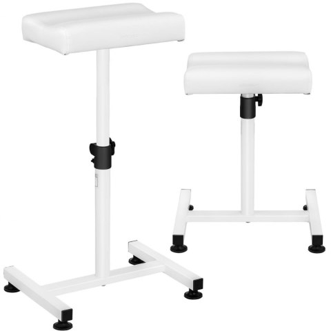 Podnóżek kosmetyczny do pedicure regulowana wysokość do 75 cm do 80 kg - biały Physa Podnóżek kosmetyczny do pedicure regulowana wysokość do 75 cm do 80 kg - biały Physa