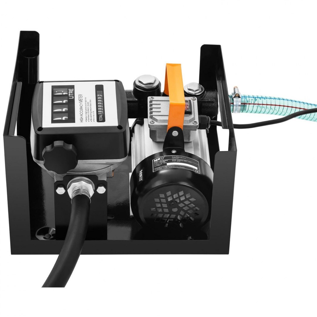 Pompa dystrybutor do paliwa oleju napędowego elektryczna z licznikiem IP55 230 V 600 W 60 l/min MSW Pompa dystrybutor do paliwa oleju napędowego elektryczna z licznikiem IP55 230 V 600 W 60 l/min MSW