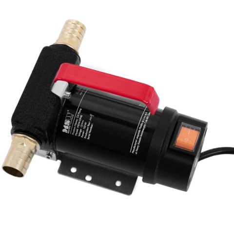 Pompa elektryczna do spuszczania paliwa oleju napędowego samozasysająca IP55 12 V 155 W 40 l/min MSW Pompa elektryczna do spuszczania paliwa oleju napędowego samozasysająca IP55 12 V 155 W 40 l/min MSW