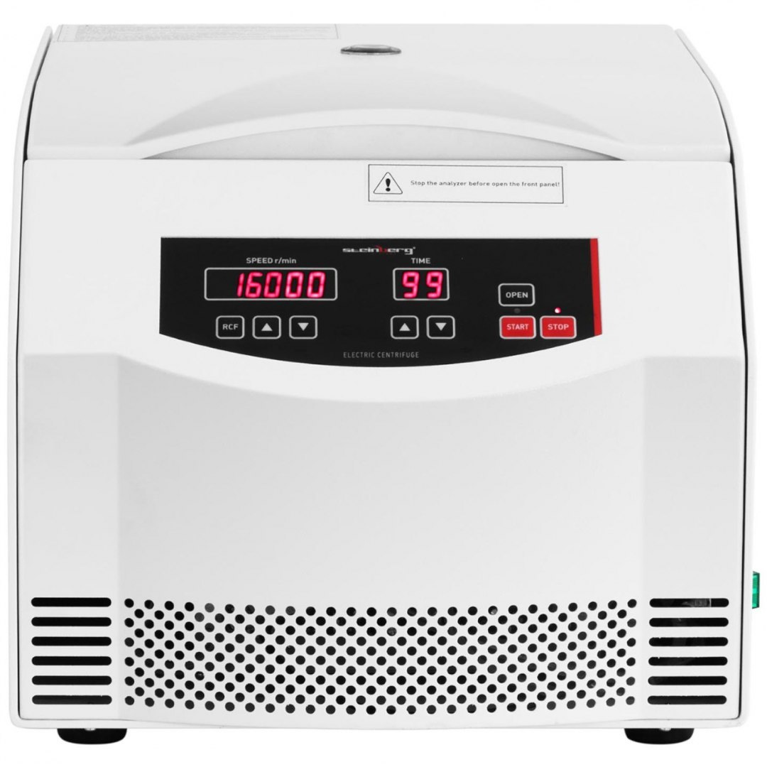 Profesjonalna wirówka laboratoryjna do osocza 16000 obr./min do 6 probówek 100 ml Steinberg Systems Profesjonalna wirówka laboratoryjna do osocza 16000 obr./min do 6 probówek 100 ml Steinberg Systems