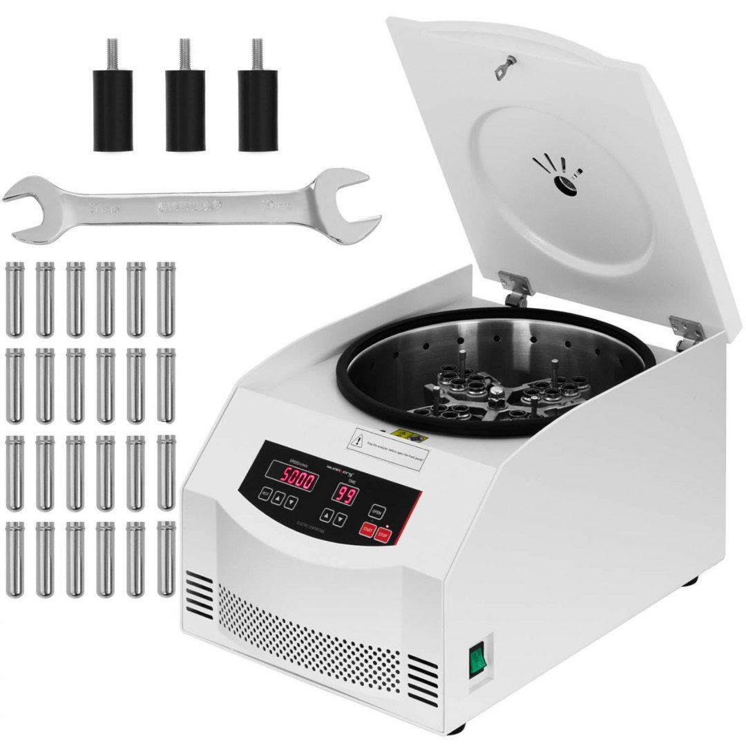 Profesjonalna wirówka laboratoryjna do osocza 5000 obr./min do 24 probówek 10 ml Steinberg Systems Profesjonalna wirówka laboratoryjna do osocza 5000 obr./min do 24 probówek 10 ml Steinberg Systems
