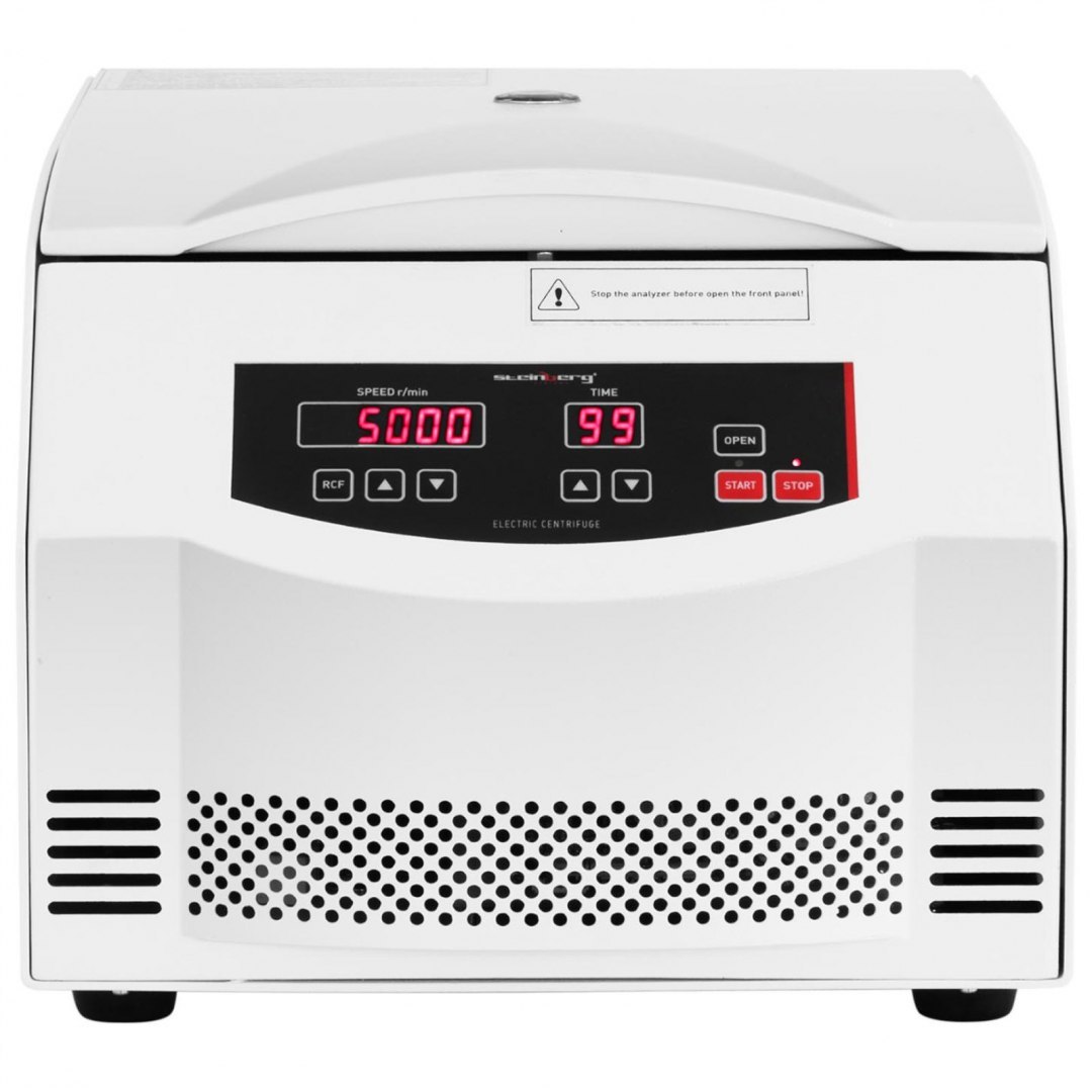 Profesjonalna wirówka laboratoryjna do osocza 5000 obr./min do 24 probówek 10 ml Steinberg Systems Profesjonalna wirówka laboratoryjna do osocza 5000 obr./min do 24 probówek 10 ml Steinberg Systems