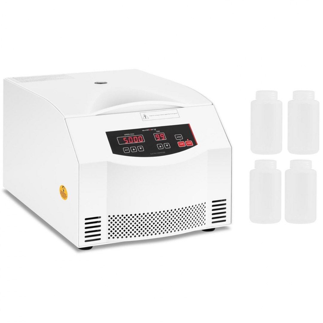 Profesjonalna wirówka laboratoryjna do osocza 5000 obr./min do 4 probówek 250 ml Steinberg Systems Profesjonalna wirówka laboratoryjna do osocza 5000 obr./min do 4 probówek 250 ml Steinberg Systems