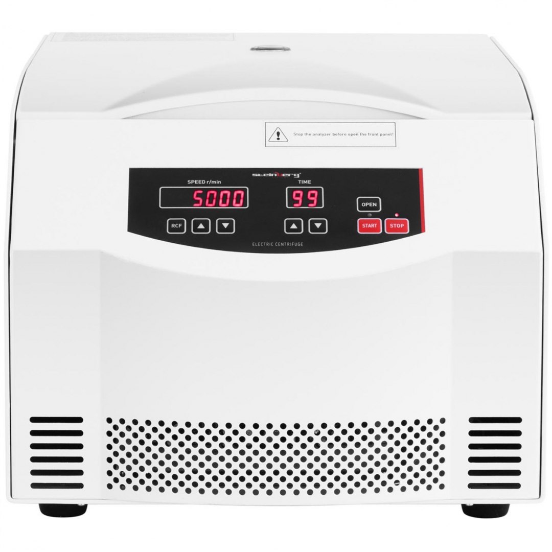 Profesjonalna wirówka laboratoryjna do osocza 5000 obr./min do 4 probówek 250 ml Steinberg Systems Profesjonalna wirówka laboratoryjna do osocza 5000 obr./min do 4 probówek 250 ml Steinberg Systems
