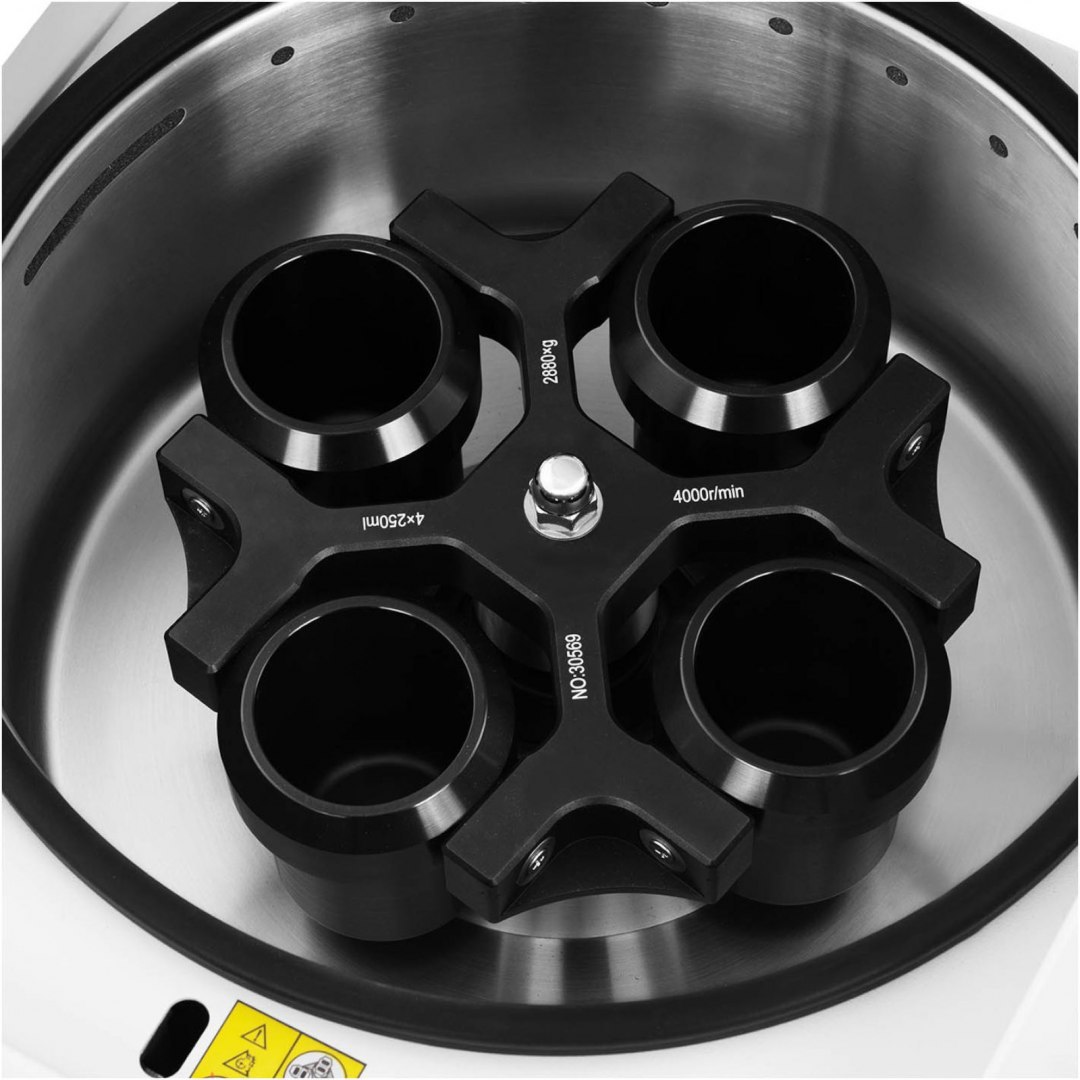 Profesjonalna wirówka laboratoryjna do osocza 5000 obr./min do 4 probówek 250 ml Steinberg Systems Profesjonalna wirówka laboratoryjna do osocza 5000 obr./min do 4 probówek 250 ml Steinberg Systems