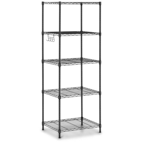 Regał magazynowy druciany ażurowy 5 półek 55 x 44.5 x 150 cm do 150 kg Royal Catering Regał magazynowy druciany ażurowy 5 półek 55 x 44.5 x 150 cm do 150 kg Royal Catering