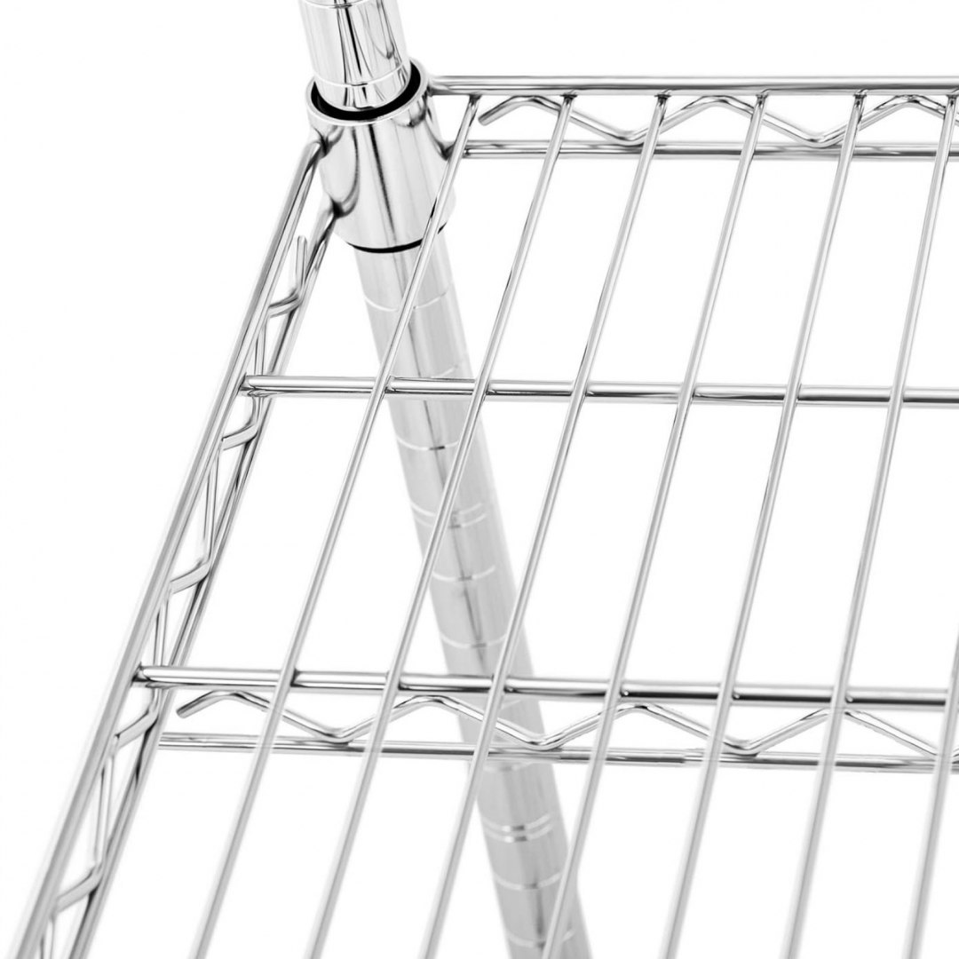 Regał metalowy magazynowy 4 półki druciane do 1 t 1000 kg 149x59x180 cm Royal Catering Regał metalowy magazynowy 4 półki druciane do 1 t 1000 kg 149x59x180 cm Royal Catering