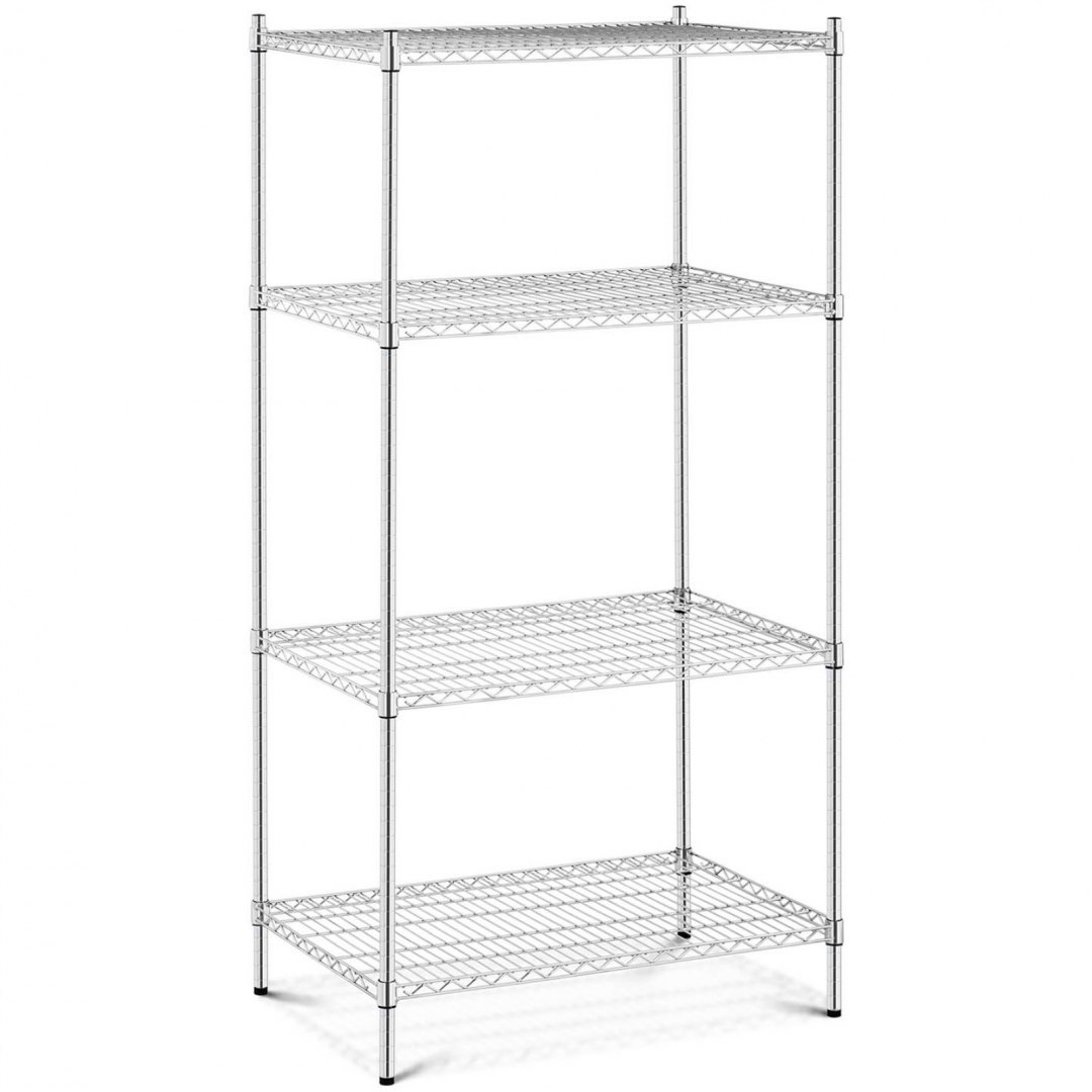 Regał metalowy warsztatowy 4 półki ażurowe do 1 t 1000 kg 89x59x180 cm Royal Catering Regał metalowy warsztatowy 4 półki ażurowe do 1 t 1000 kg 89x59x180 cm Royal Catering