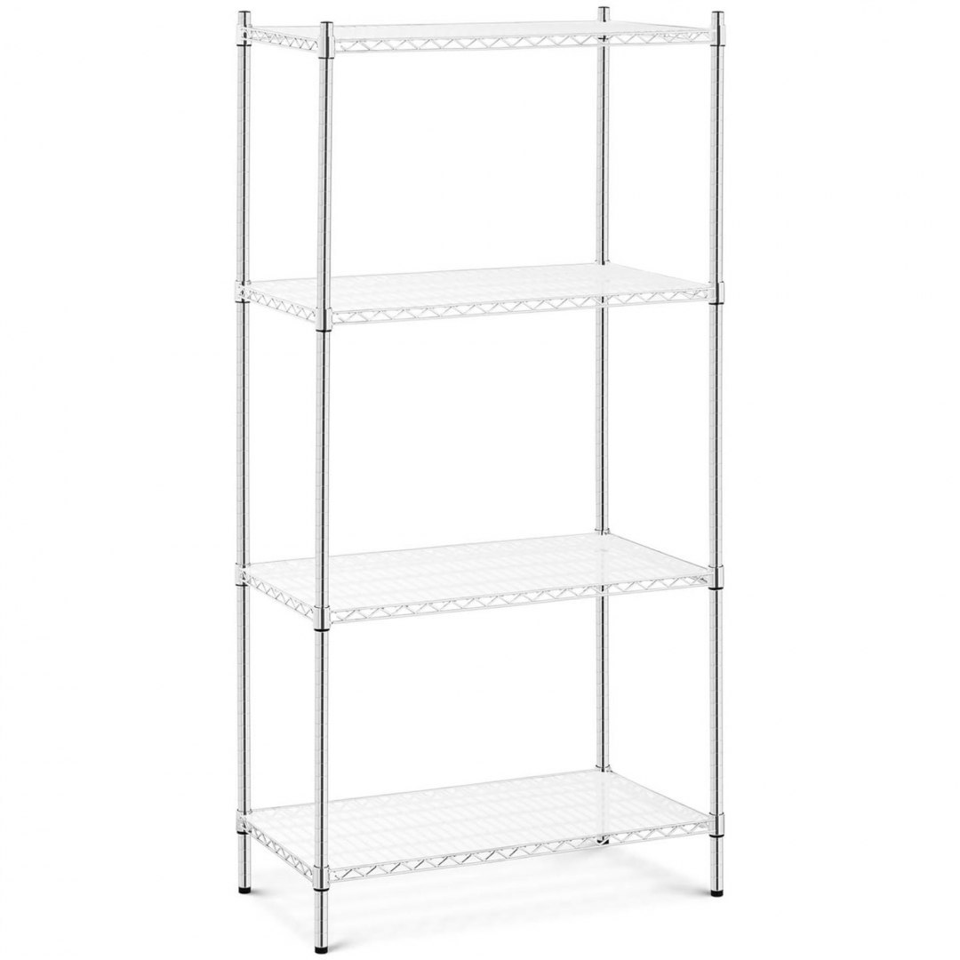 Regał warsztatowy chromowany druciany 4 półki + 4 maty do 1 t 1000 kg 90x45x180 cm Royal Catering Regał warsztatowy chromowany druciany 4 półki + 4 maty do 1 t 1000 kg 90x45x180 cm Royal Catering