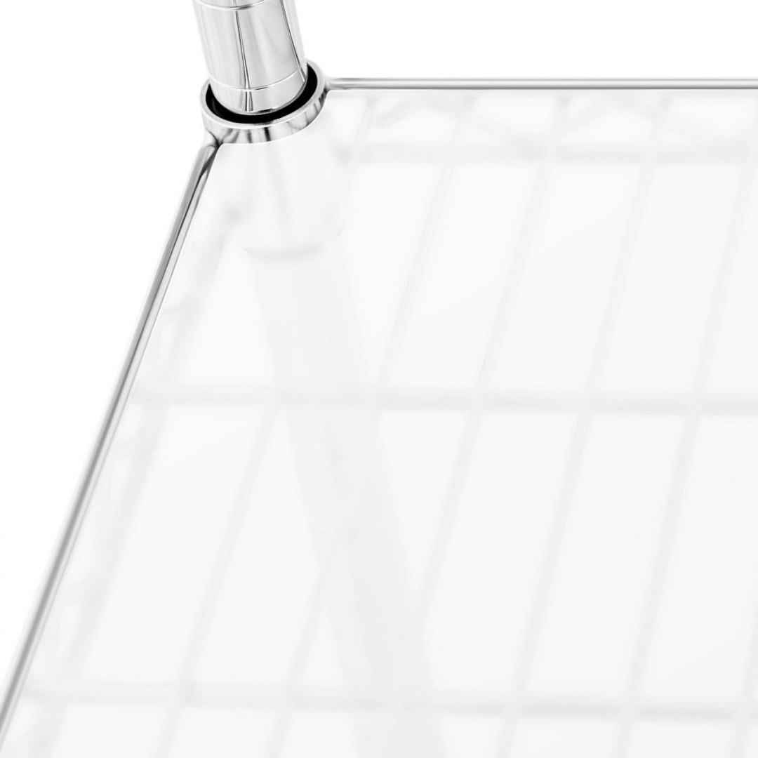 Regał warsztatowy chromowany druciany 4 półki + 4 maty do 1 t 1000 kg 90x45x180 cm Royal Catering Regał warsztatowy chromowany druciany 4 półki + 4 maty do 1 t 1000 kg 90x45x180 cm Royal Catering