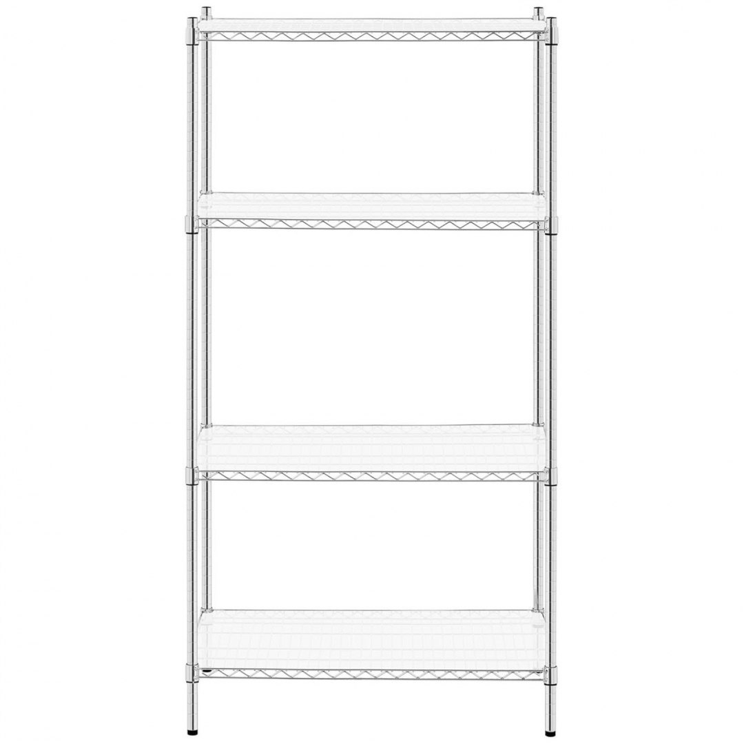 Regał warsztatowy druciany 4 półki + 4 maty do 1 t 1000 kg 90x60x180 cm Royal Catering Regał warsztatowy druciany 4 półki + 4 maty do 1 t 1000 kg 90x60x180 cm Royal Catering