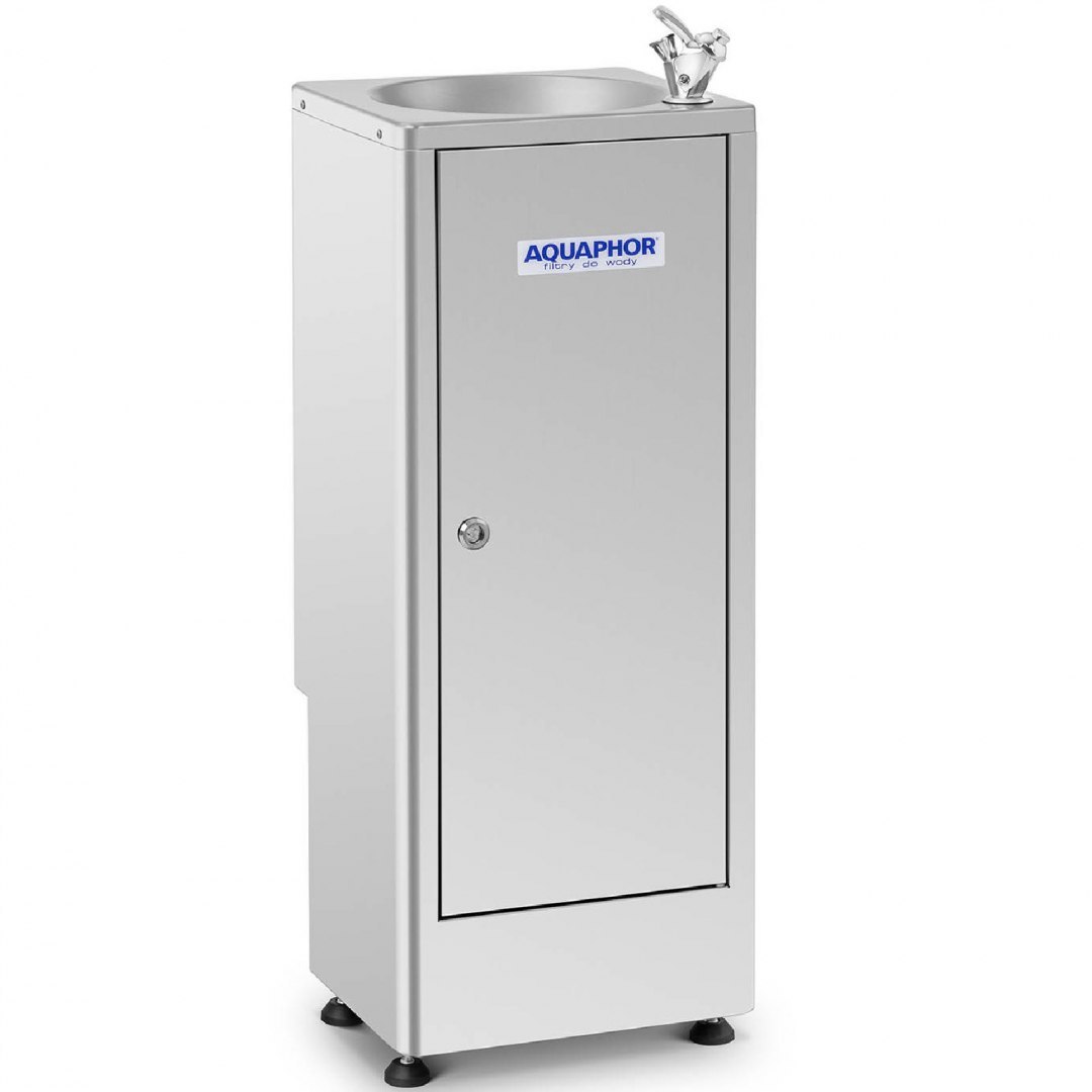 Dystrybutor do wody fontanna z 3-stopniową filtracją ze stali 84 x 30 x 84 cm AQUAPHOR Dystrybutor do wody fontanna z 3-stopniową filtracją ze stali 84 x 30 x 84 cm AQUAPHOR