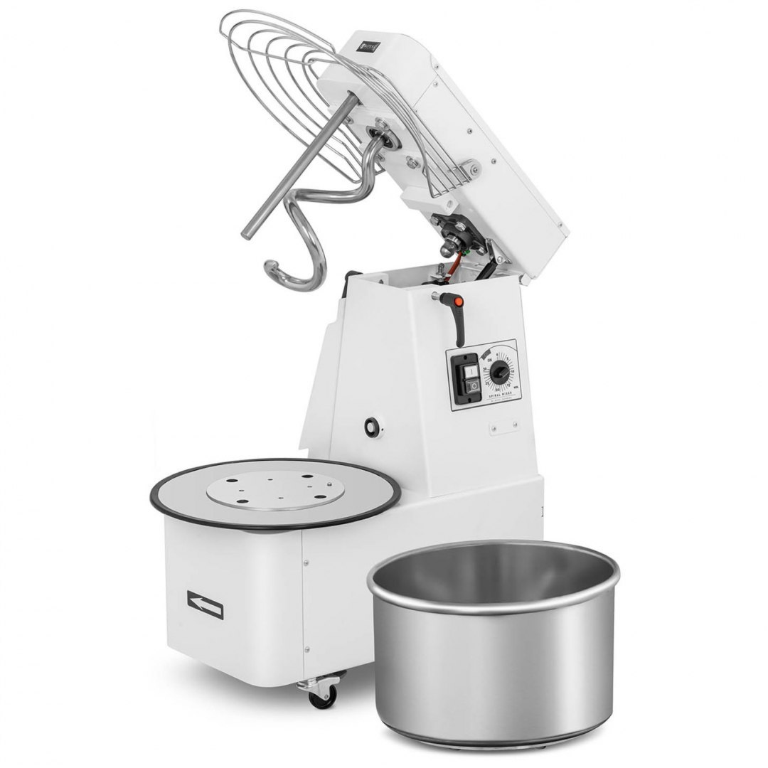 Miesiarka planetarna mikser spiralny do ciasta z wyjmowaną dzieżą 32 l 88 kg/h ITALY Royal Catering Miesiarka planetarna mikser spiralny do ciasta z wyjmowaną dzieżą 32 l 88 kg/h ITALY Royal Catering