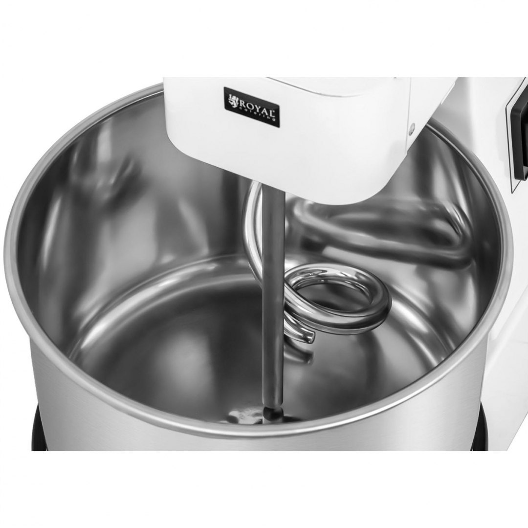 Miesiarka planetarna mikser spiralny do ciasta z wyjmowaną dzieżą 32 l 88 kg/h ITALY Royal Catering Miesiarka planetarna mikser spiralny do ciasta z wyjmowaną dzieżą 32 l 88 kg/h ITALY Royal Catering