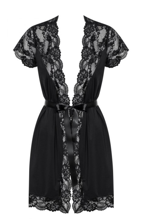 Peniuar Black Swan 810-PEI-1 Czarny XXL Peniuar Black Swan 810-PEI-1 Czarny XXL