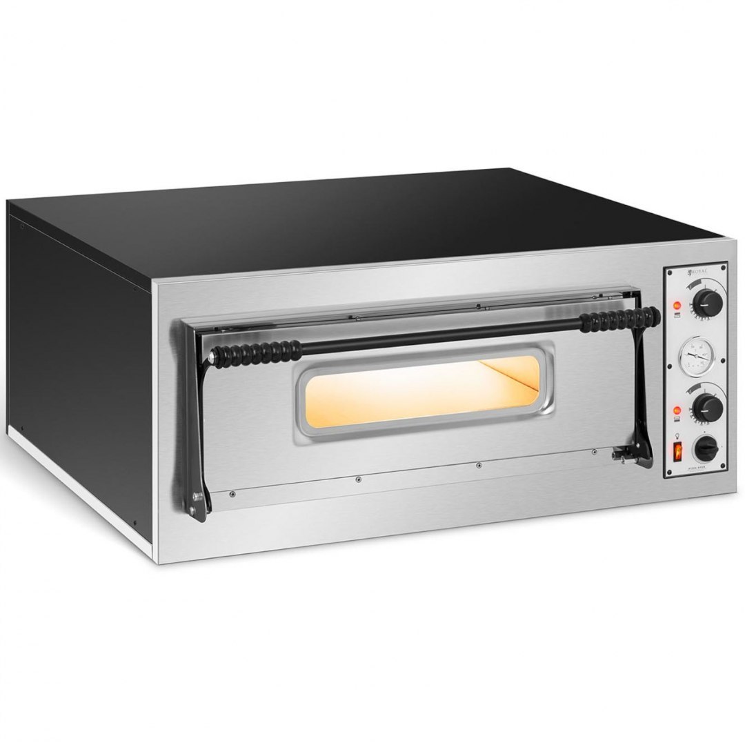 Profesjonalny piec do pizzy elektryczny jednokomorowy 4 pizze śr. 32 cm 400 V 4700 W ITALY Royal Catering Profesjonalny piec do pizzy elektryczny jednokomorowy 4 pizze śr. 32 cm 400 V 4700 W ITALY Royal Catering