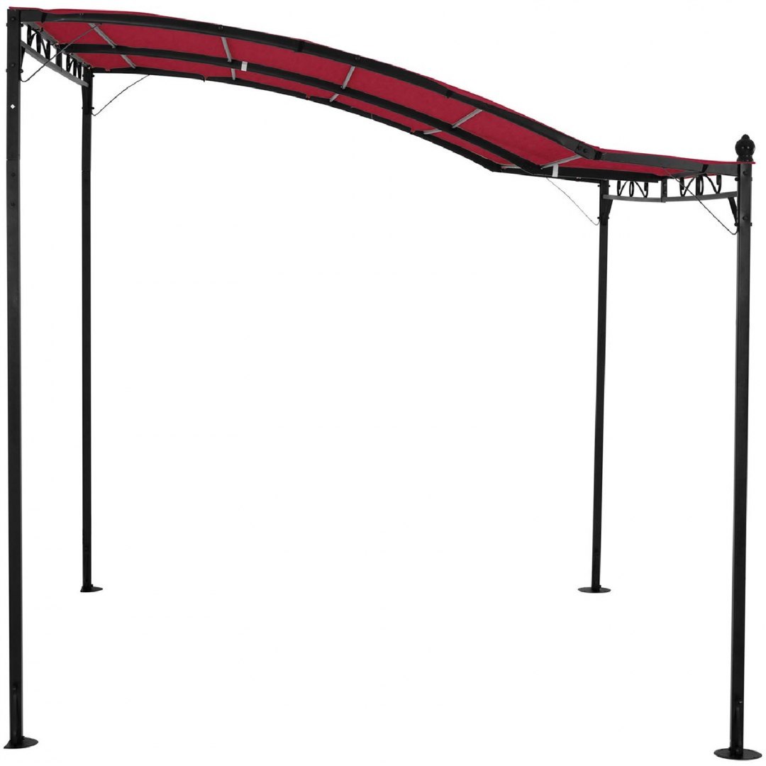 Zadaszenie ogrodowe altana wolnostojąca 2.6 x 3 x 2.5 m czerwona UNIPRODO Zadaszenie ogrodowe altana wolnostojąca 2.6 x 3 x 2.5 m czerwona UNIPRODO
