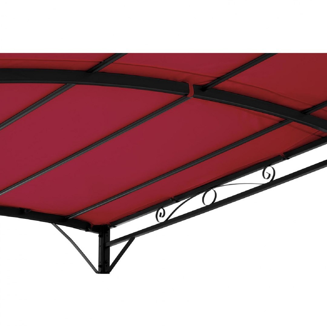 Zadaszenie ogrodowe altana wolnostojąca 2.6 x 3 x 2.5 m czerwona UNIPRODO Zadaszenie ogrodowe altana wolnostojąca 2.6 x 3 x 2.5 m czerwona UNIPRODO