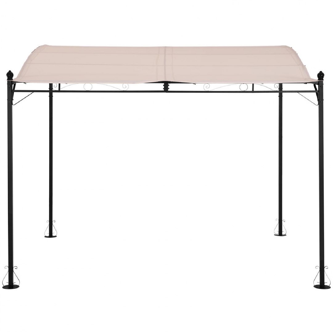 Zadaszenie ogrodowe altana wolnostojąca 2.6 x 3 x 2.5 m kremowa UNIPRODO Zadaszenie ogrodowe altana wolnostojąca 2.6 x 3 x 2.5 m kremowa UNIPRODO