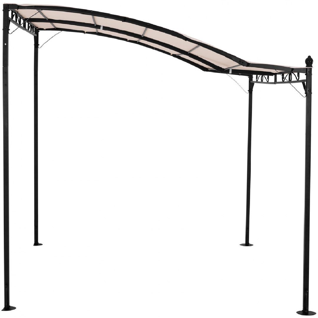 Zadaszenie ogrodowe altana wolnostojąca 2.6 x 3 x 2.5 m kremowa UNIPRODO Zadaszenie ogrodowe altana wolnostojąca 2.6 x 3 x 2.5 m kremowa UNIPRODO