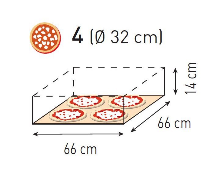 Piec do pizzy Basic 4 pizze 4700W - Hendi 226681 Hendi Piec do pizzy Basic 4 pizze 4700W - Hendi 226681 Hendi