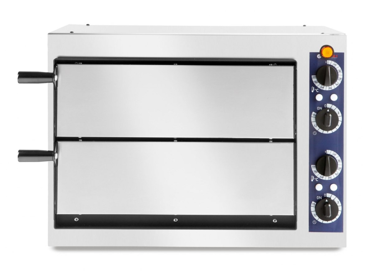 Piec do pizzy podwójny Basic 2/32 2 pizze 2400W - Hendi 226872 Hendi Piec do pizzy podwójny Basic 2/32 2 pizze 2400W - Hendi 226872 Hendi