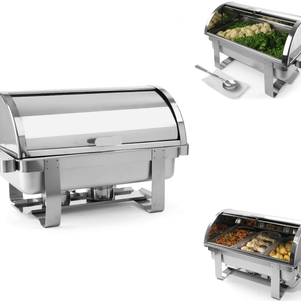 Podgrzewacz do potraw HoReCa na pastę GN 1/1 Rolltop - Hendi 470206 Hendi Podgrzewacz do potraw HoReCa na pastę GN 1/1 Rolltop - Hendi 470206 Hendi