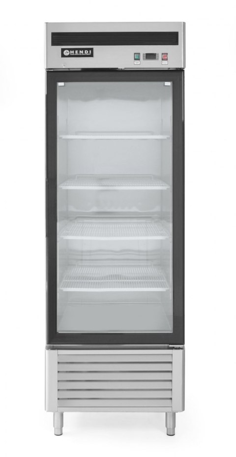 Szafa chłodnicza lodówka przeszklona Kitchen Line 1-drzwiowa 610L - Hendi 233160 Hendi