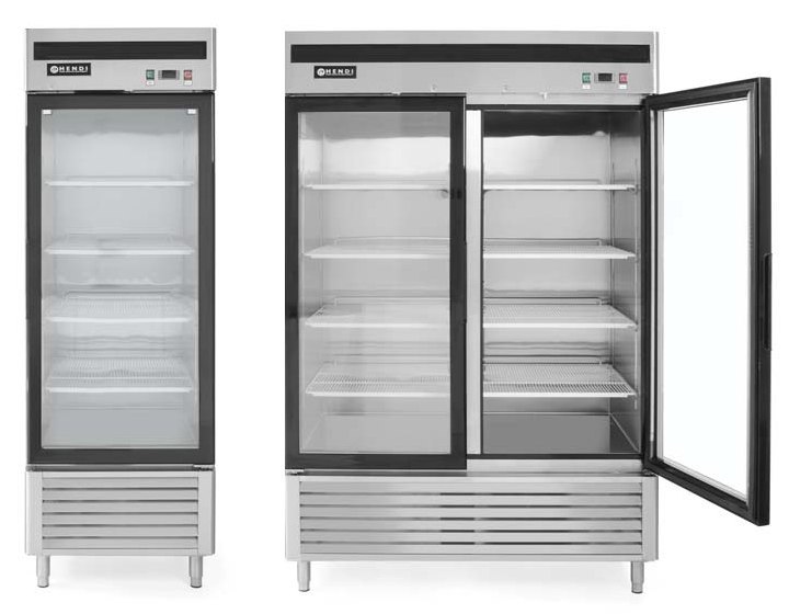 Szafa chłodnicza lodówka przeszklona Kitchen Line 1-drzwiowa 610L - Hendi 233160 Hendi Szafa chłodnicza lodówka przeszklona Kitchen Line 1-drzwiowa 610L - Hendi 233160 Hendi