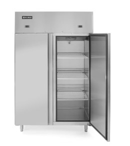 Szafa chłodniczo-mroźnicza lodówko-zamrażarka Profi Line 2-drzwiowa 420 + 420L - Hendi 233146 Hendi