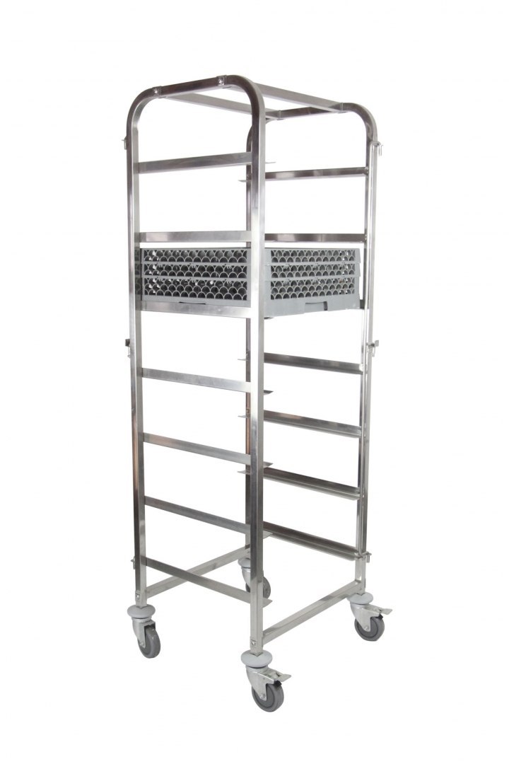 Wózek do transportu koszy do zmywarek 7 x 500x500mm - Hendi 810583 Hendi Wózek do transportu koszy do zmywarek 7 x 500x500mm - Hendi 810583 Hendi