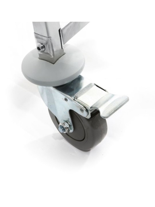 Wózek do transportu pojemników 7 x GN 1/1 z blatem roboczym - Hendi 810668 Hendi Wózek do transportu pojemników 7 x GN 1/1 z blatem roboczym - Hendi 810668 Hendi
