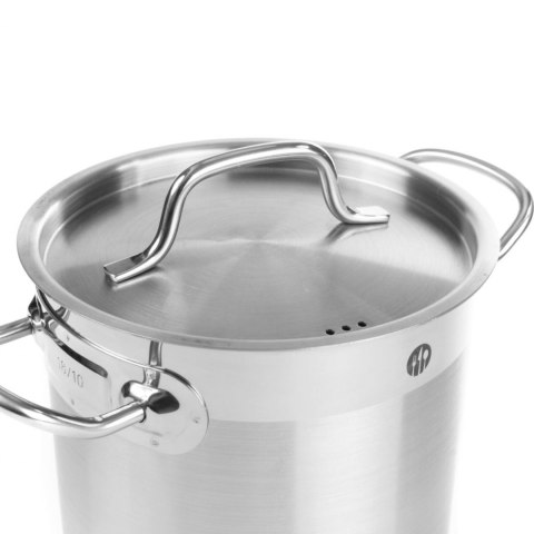 Garnek wysoki Profi Line z pokrywką dno Sandwich 37 l śr. 360 x 360 h - Hendi 832707 Hendi Garnek wysoki Profi Line z pokrywką dno Sandwich 37 l śr. 360 x 360 h - Hendi 832707 Hendi