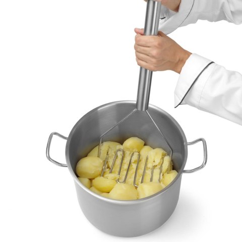 Garnek wysoki Profi Line z pokrywką dno Sandwich 37 l śr. 360 x 360 h - Hendi 832707 Hendi Garnek wysoki Profi Line z pokrywką dno Sandwich 37 l śr. 360 x 360 h - Hendi 832707 Hendi