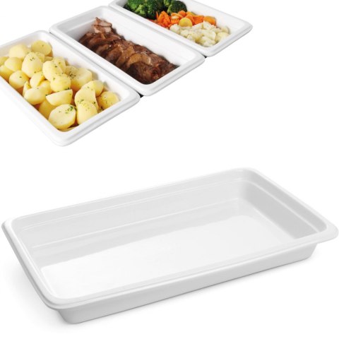 Pojemnik GN Profi Line z porcelany GN 1/1 65 mm - Hendi 783009 Hendi Pojemnik GN Profi Line z porcelany GN 1/1 65 mm - Hendi 783009 Hendi