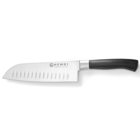 Profesjonalny nóż Santoku ze szlifem kulowym Profi Line 180 mm - Hendi 844274 Hendi Profesjonalny nóż Santoku ze szlifem kulowym Profi Line 180 mm - Hendi 844274 Hendi