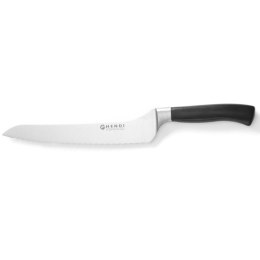 Profesjonalny nóż do pieczywa wygięty kuty ze stali Profi Line 215 mm - Hendi 844281 Hendi