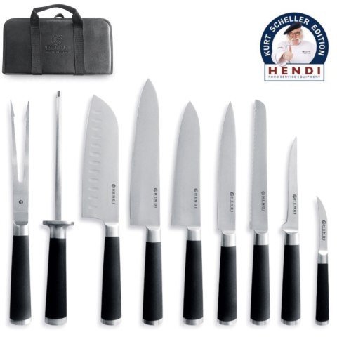 Zestaw noży szefa kuchni Kurta Schellera edition 9 elementów - Hendi 975770 Hendi Zestaw noży szefa kuchni Kurta Schellera edition 9 elementów - Hendi 975770 Hendi