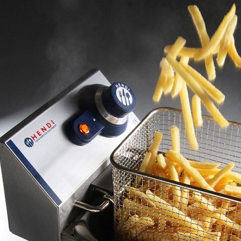 Frytownica gastronomiczna Blue Line 3kW 230V 4L - Hendi 205808 Hendi Frytownica gastronomiczna Blue Line 3kW 230V 4L - Hendi 205808 Hendi