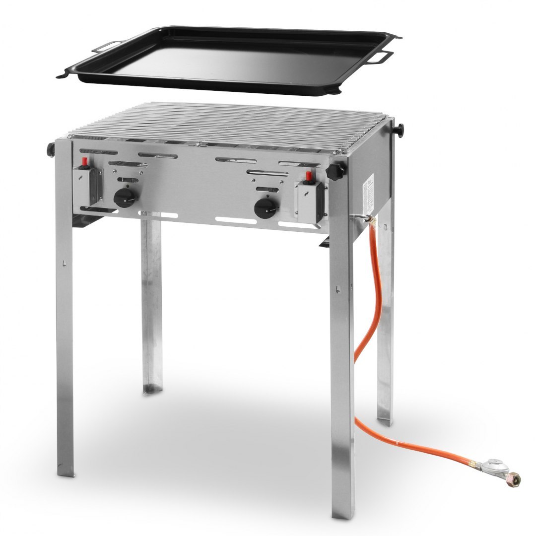 Grill gazowy z patelnią Grill Master Maxi 590x480mm 11.6kW - Hendi 154717 Hendi Grill gazowy z patelnią Grill Master Maxi 590x480mm 11.6kW - Hendi 154717 Hendi