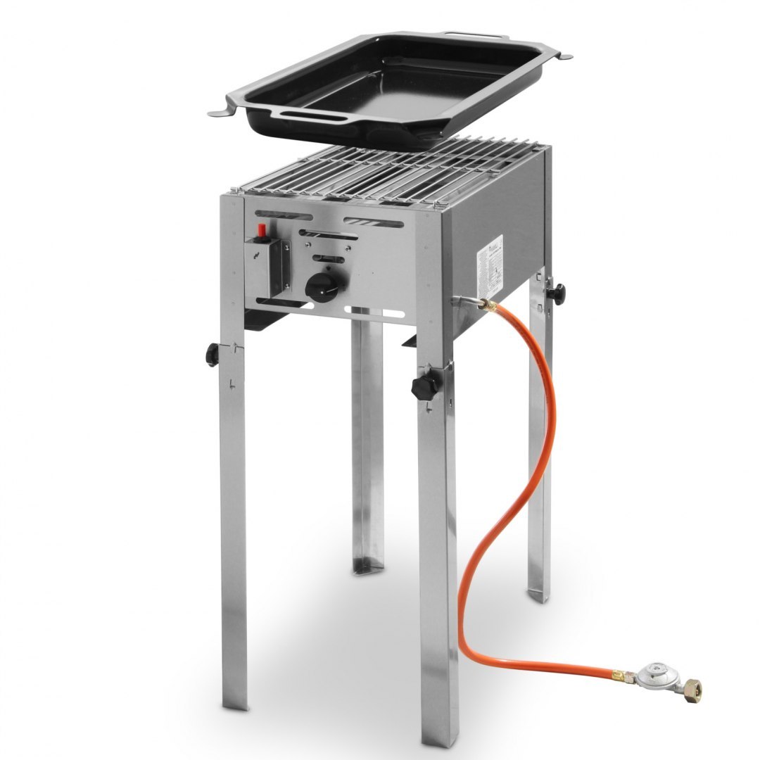 Grill gazowy z patelnią Grill Master Mini 290x480mm 5.8kW- Hendi 154700 Hendi Grill gazowy z patelnią Grill Master Mini 290x480mm 5.8kW- Hendi 154700 Hendi