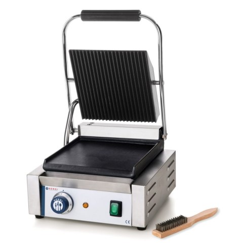 Kontakt grill kontaktowy góra ryflowana dół gładki 1800W - Hendi 263600 Hendi Kontakt grill kontaktowy góra ryflowana dół gładki 1800W - Hendi 263600 Hendi
