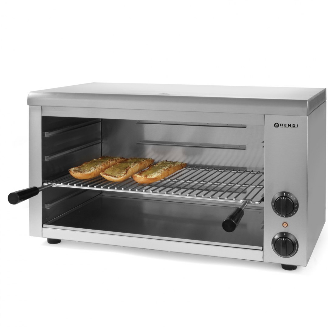 Opiekacz toster salamander z timerem 15min. 3600W - Hendi 264300 Hendi Opiekacz toster salamander z timerem 15min. 3600W - Hendi 264300 Hendi